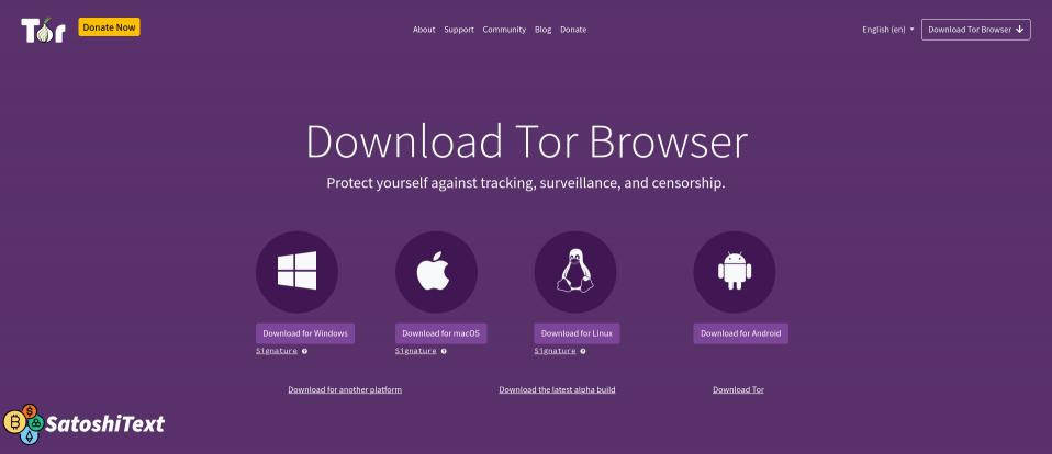 New Security Feature in SatoshiText: Restricting Access for Tor Browser Users